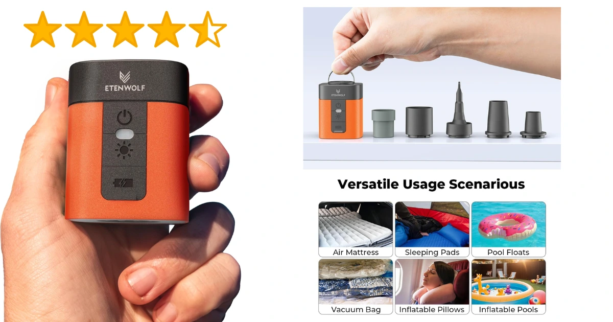 Portable inflator/deflator